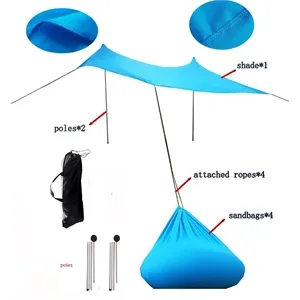 Beach Tent with 2 Sand Anchors