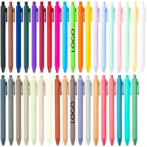 Plastic Vintage Color Click Action Retractable Ballpoint Pen