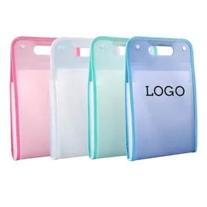 PP Material Portable A4 Expanding File Folder 13 Layers