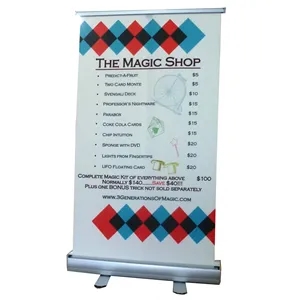 Promo Roll Up Banner Single Sided (Vinyl)