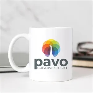 Custom Full Color Printing 11oz White Mugs