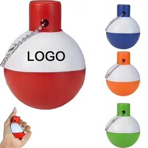 Custom Logo Fishing Bobber Floater Keytag