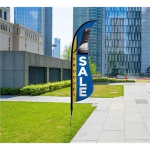 Shark Fin Flags, Single Sided Package (2.42ft x 6.67ft)