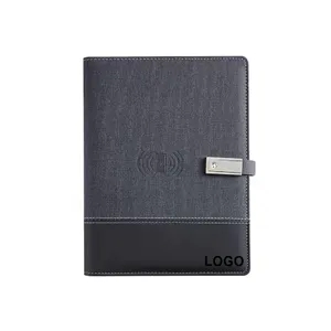 A5 Multifunctional Wireless Charging Notebook 16GB USB Drive