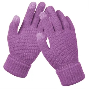 Jacquard Touchscreen Durable Winter Gloves