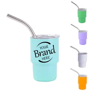 7Oz Tumbler With Lid And Straw