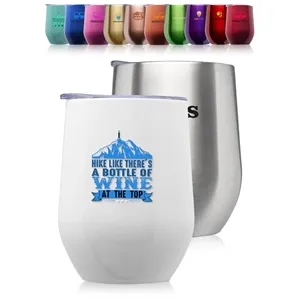 Largo Stemless Wine Glass with Lid -11 oz