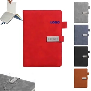 Custom Logo A5 100 sheet Magnetic Notebook Journal Pen Holder
