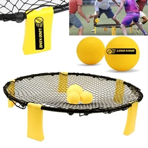 Strike Ball Playing Net Roundnet Game Set Standard