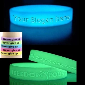 Sprinters Glow In The Dark Silicone Bracelet