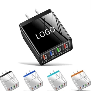 4 Port USB Wall Charger Adapter