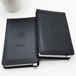 A6 Leather Notebook With Pen