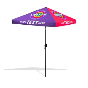 Custom Logo Custom Market Umbrella Small (4-Panel)
