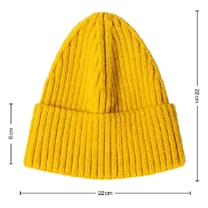 Sturdy Top High Wool Fiber Beanies