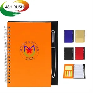 Magnetic Notepad w/ Multicolor Stickers