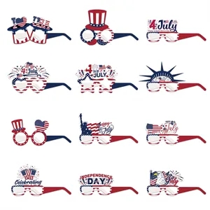 18-Pcs 4th of July Accessories Patriotic Party Eyeglasses