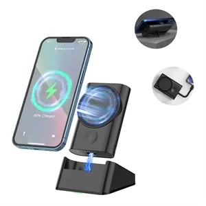 3 In 1 Magnetic Wireless Charging Power Bank