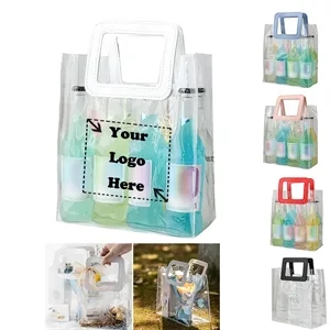 Clear Gift Bag With Handle