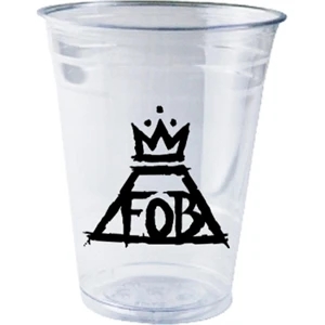 10 oz. Soft Sided Clear Plastic Cup