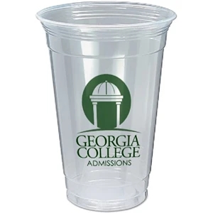 20 oz. Soft Sided Clear Plastic Cup