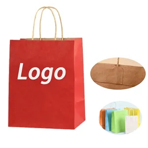 Kraft Paper Takeout Packing Gift Bags