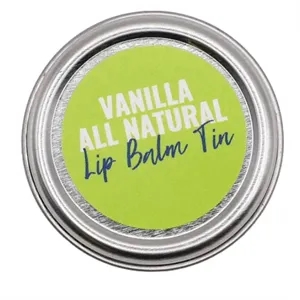 All Natural Vanilla Lip Balm Tin