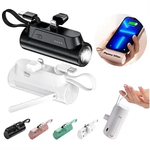 Upgraded Small Fast Charging Power Bank with Flashlight