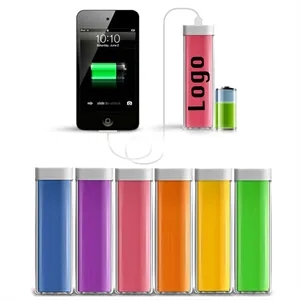 Portable Translucent Power Bank Travel Charger 2600Mah