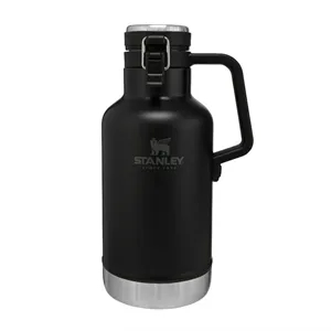 Stanley Drinkware Easy Pour Growler, 64 Oz, Matte Black