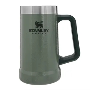 Stanley Drinkware Big Grip Beer Stein 24oz Hammertone Green