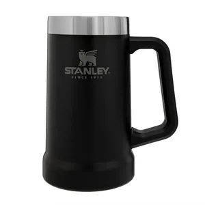 Stanley Drinkware Adventure Big Grip Beer Stein 24 Oz, Black