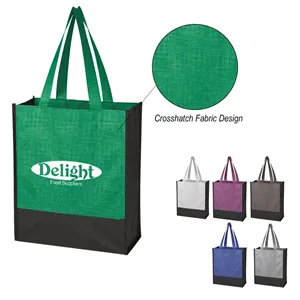 Crosshatch Mini Non-Woven Tote Bag