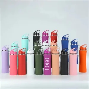 Outdoor Sports Bottle Water Cup Stainless Steel 20oz