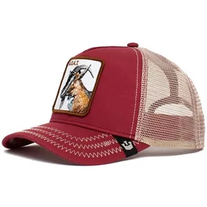 Animal baseball cap cartoon sunscreen mesh embroidery