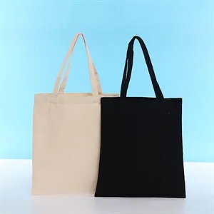 Polyester cotton blank advertising hand-held canvas bag