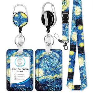 Custom Logo Retractable Badge Lanyard