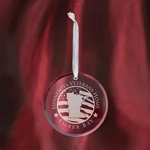 Round Glass Ornament