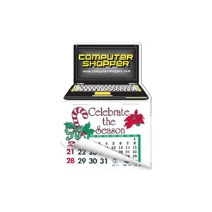 Laptop Shape Calendar Pad Magnets with Tear Away Calendar