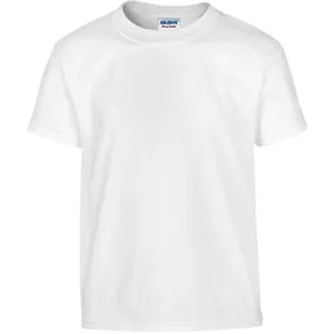 Kids' Irregular Gildan Shirts - White Large