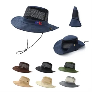 Mesh Ventilation Bucket Sun Hat