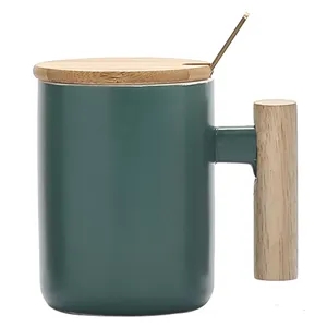 Ceramic Mugs With Spoon 14 oz