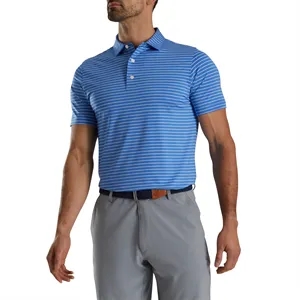 FootJoy Athletic Fit Classic Stripe Lisle Polo