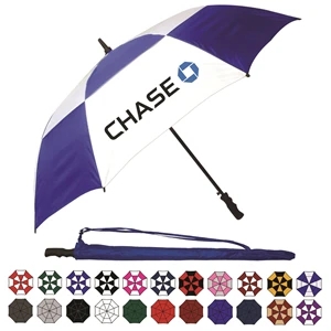 Wind Vented Automatic Open Golf Umbrella (60" Arc)