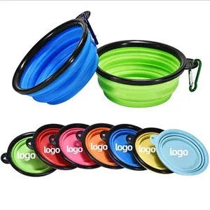 5" Diameter Collapsible Bowls Dog Pet