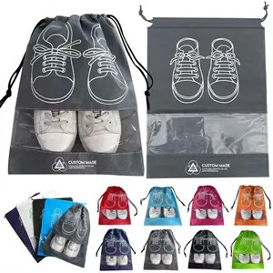 Non-Woven Travel Drawstring Shoes Bag