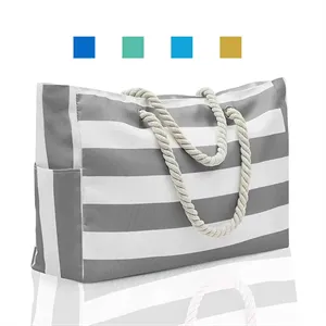 Custom Logo Custom Large Beach Tote Bag