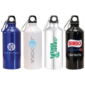 20 oz. Aluminum Water Bottle w/ Carabiner