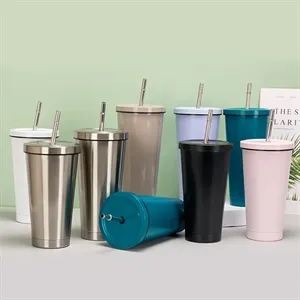 Simple Modern Insulated Tumbler with Lid and Straw