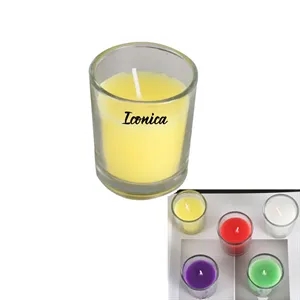 Clear Glass Filled Votive Candles