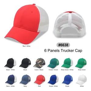 Classic Trucker cap, 6 Panels, Mesh Back, snap back